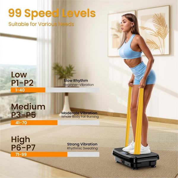 TISSCARE Vibration Plate Exercise Machine for Full-Body Workouts #5