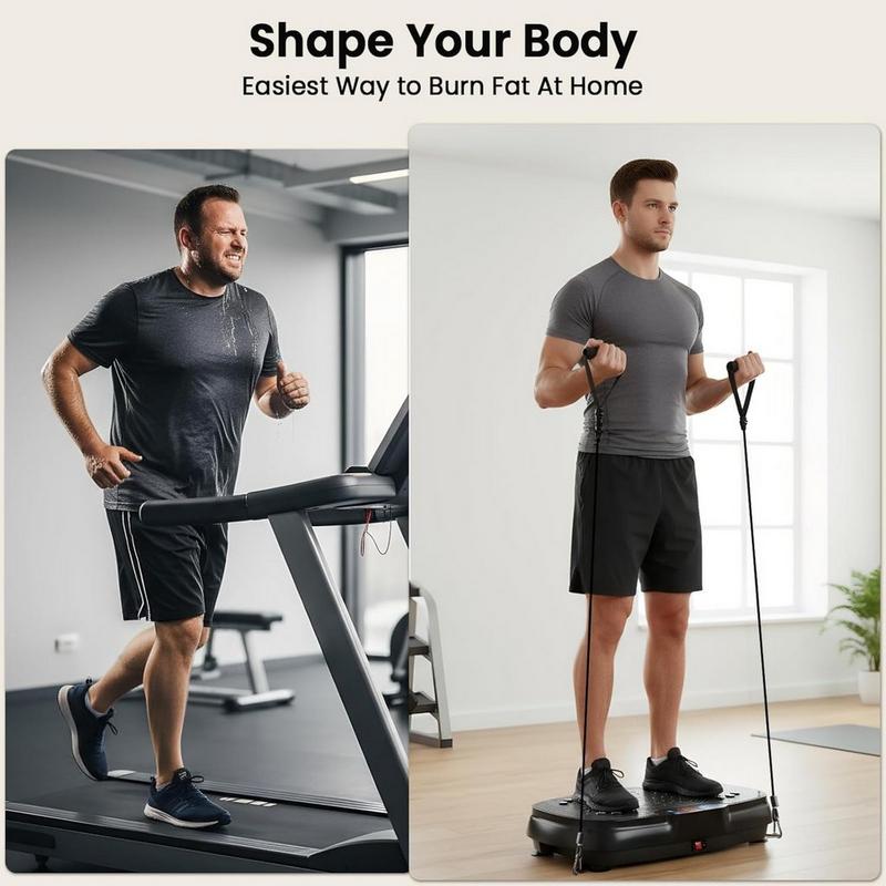 SLIM CUBE ボディケアデバイス TL7000 TISSCARE - Black Vibration Plate Exercise Machine for Lymphatic