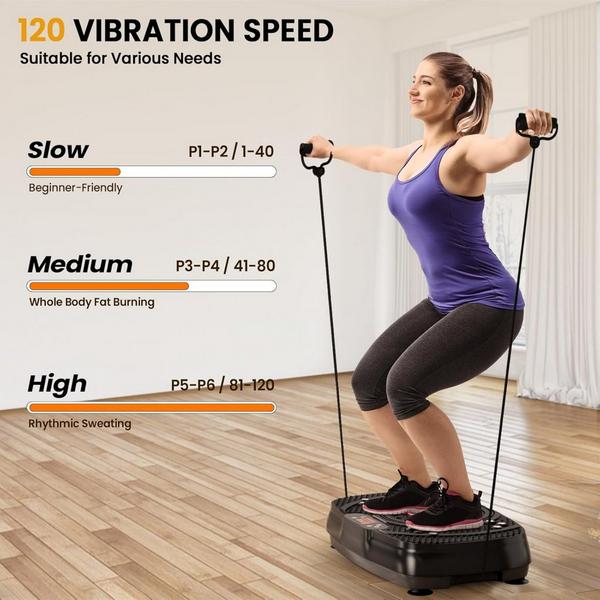 TISSCARE Vibration Plate Exercise Machine for Lymphatic Drainage #4
