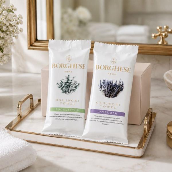 Borghese Spa Hydrating Single Use Oshibori Assorted Towels #4