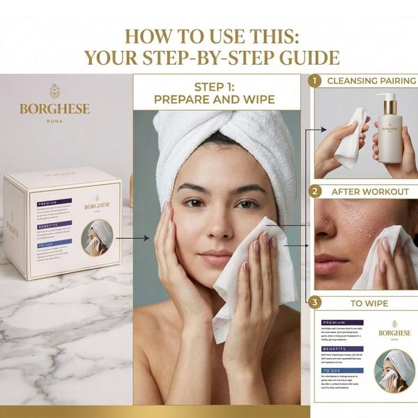 Borghese Spa Aurawipes XL Facial Towels #7