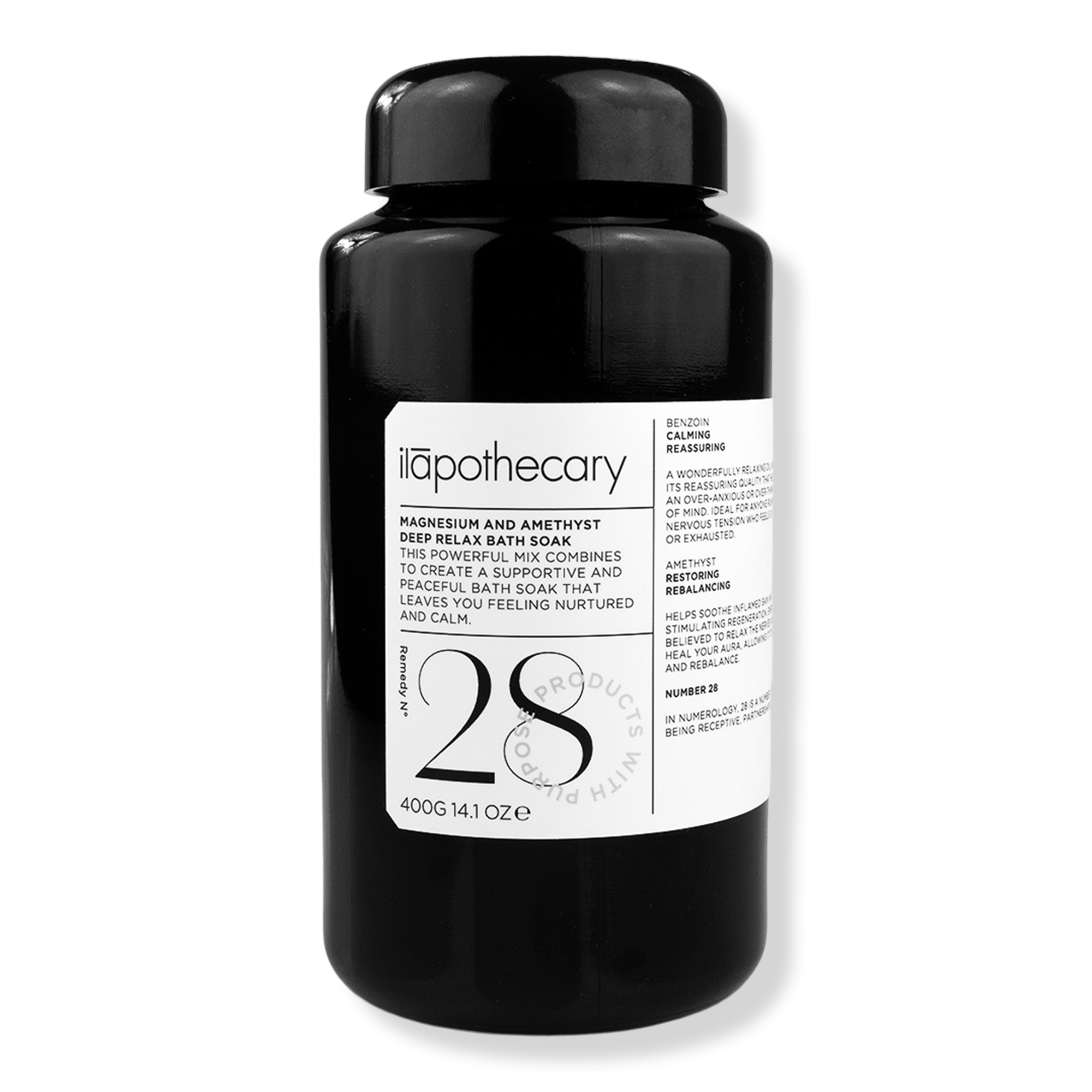Расслабляющая соль для ванны с магнием Ilapothecary Magnesium & Amethyst — фото 1