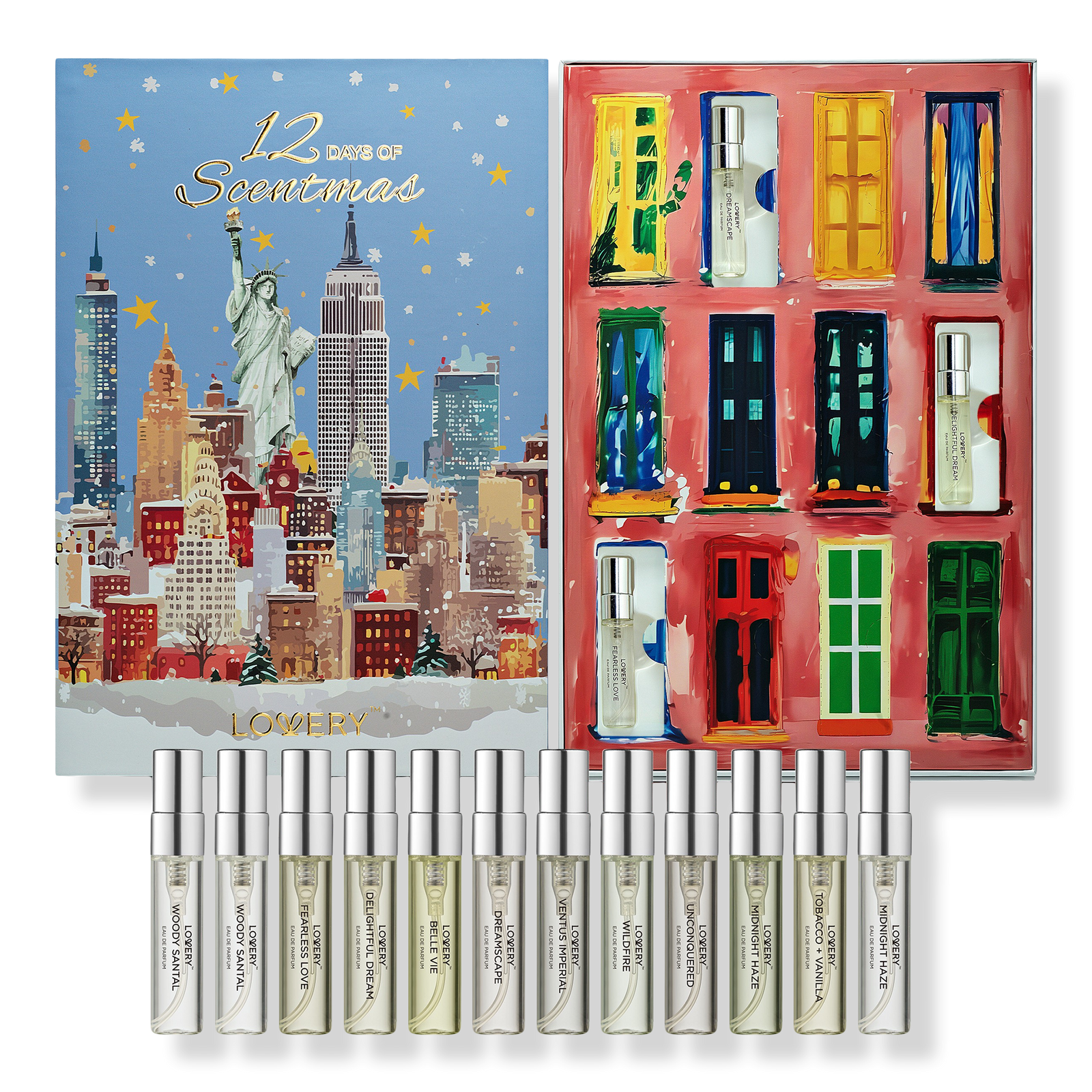 ALIVEN AntowA リジェネレーティブコスメティクス セット Lovery - Perfume Advent Calendar - Inspired Eau de Parfum Gift Set
