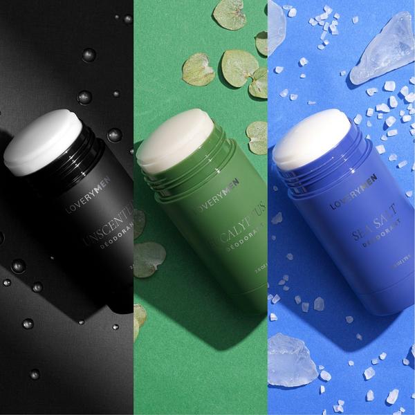 Lovery Men's Aluminum-Free Deodorant Stick Set #2
