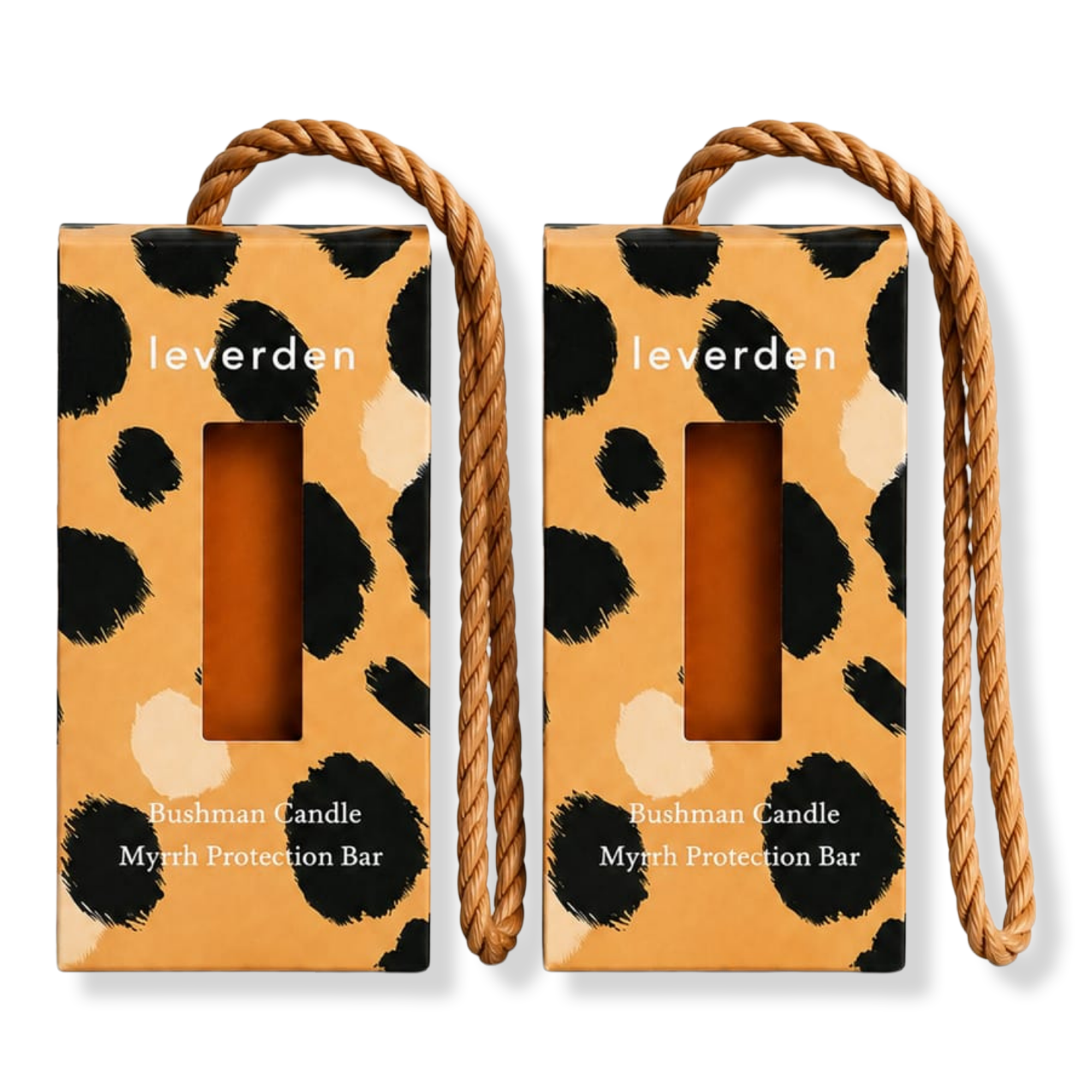 Leverden Bushman Candle Desert Resilience Bar Duo Set #1