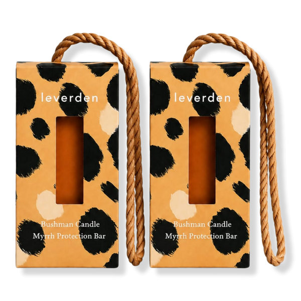 Leverden Bushman Candle Desert Resilience Bar Duo Set #1