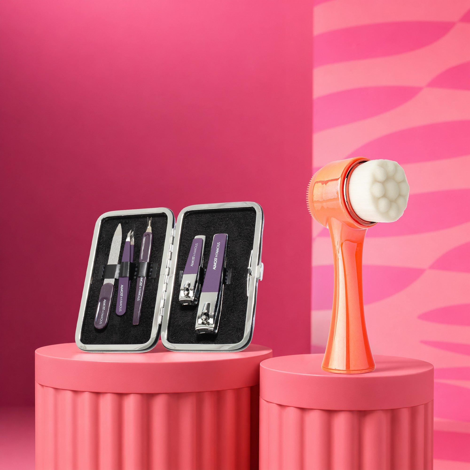 Набор для ухода за собой Almost Famous Cleanse & Groom, цвет: Коралловый — фото 3