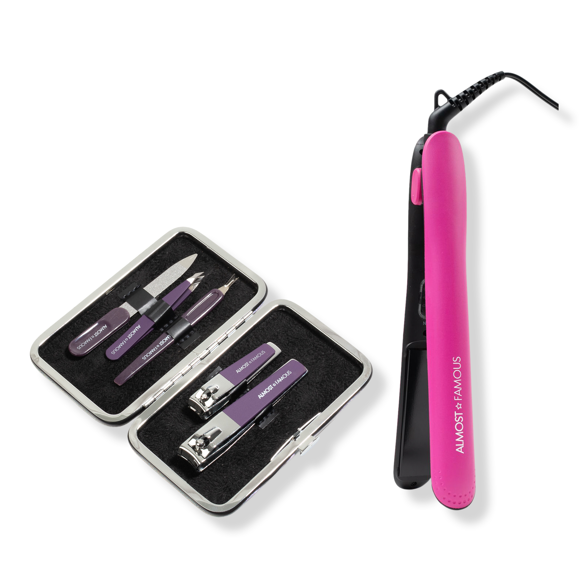 Almost Famous Fierce Glam Hair & Nail Travel Set #1