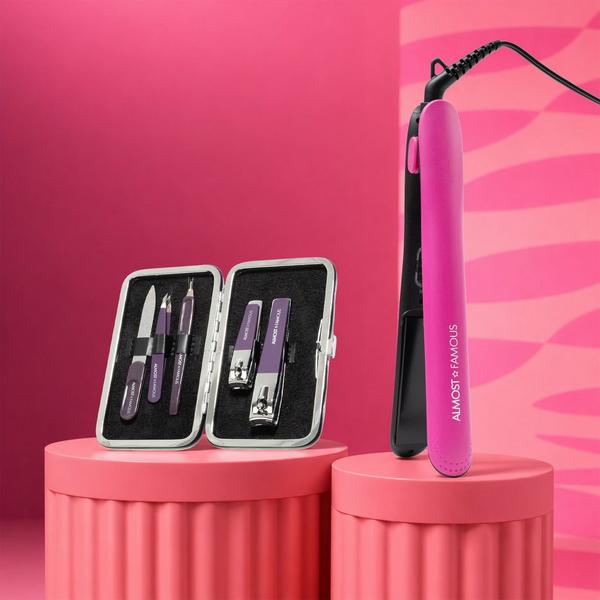Almost Famous Fierce Glam Hair & Nail Travel Set #3