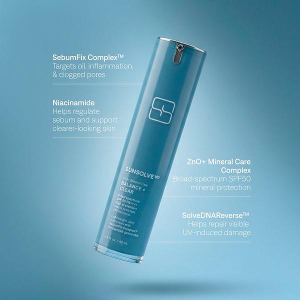 SunsolveMD ZnO+ Mineral Care Balance + Clear SPF50 #2
