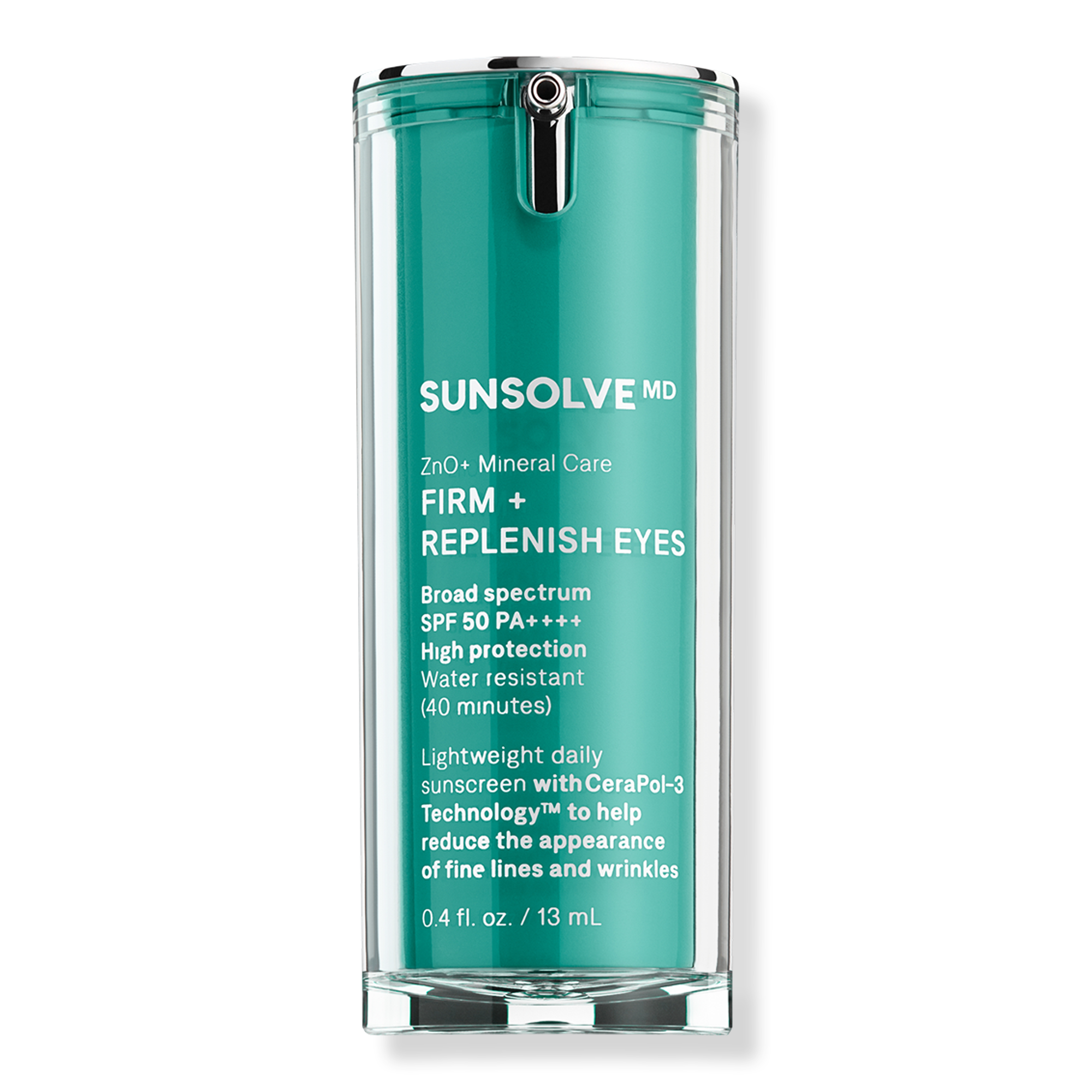 SunsolveMD ZnO+ Mineral Care Firm + Replenish Eyes SPF50 #1