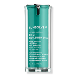 SunsolveMD ZnO+ Mineral Care Firm + Replenish Eyes SPF50