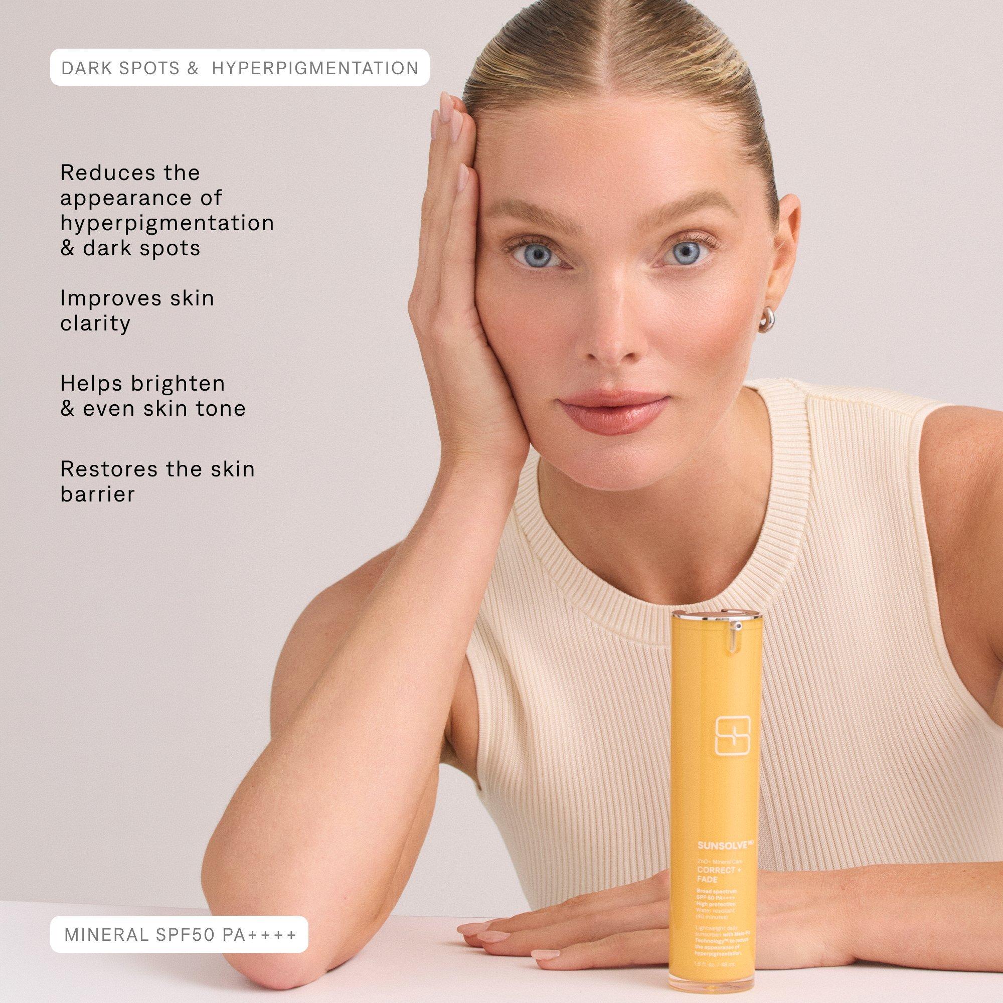 Минеральное солнцезащитное средство SunsolveMD ZnO+ Correct + Fade SPF 50 — фото 5