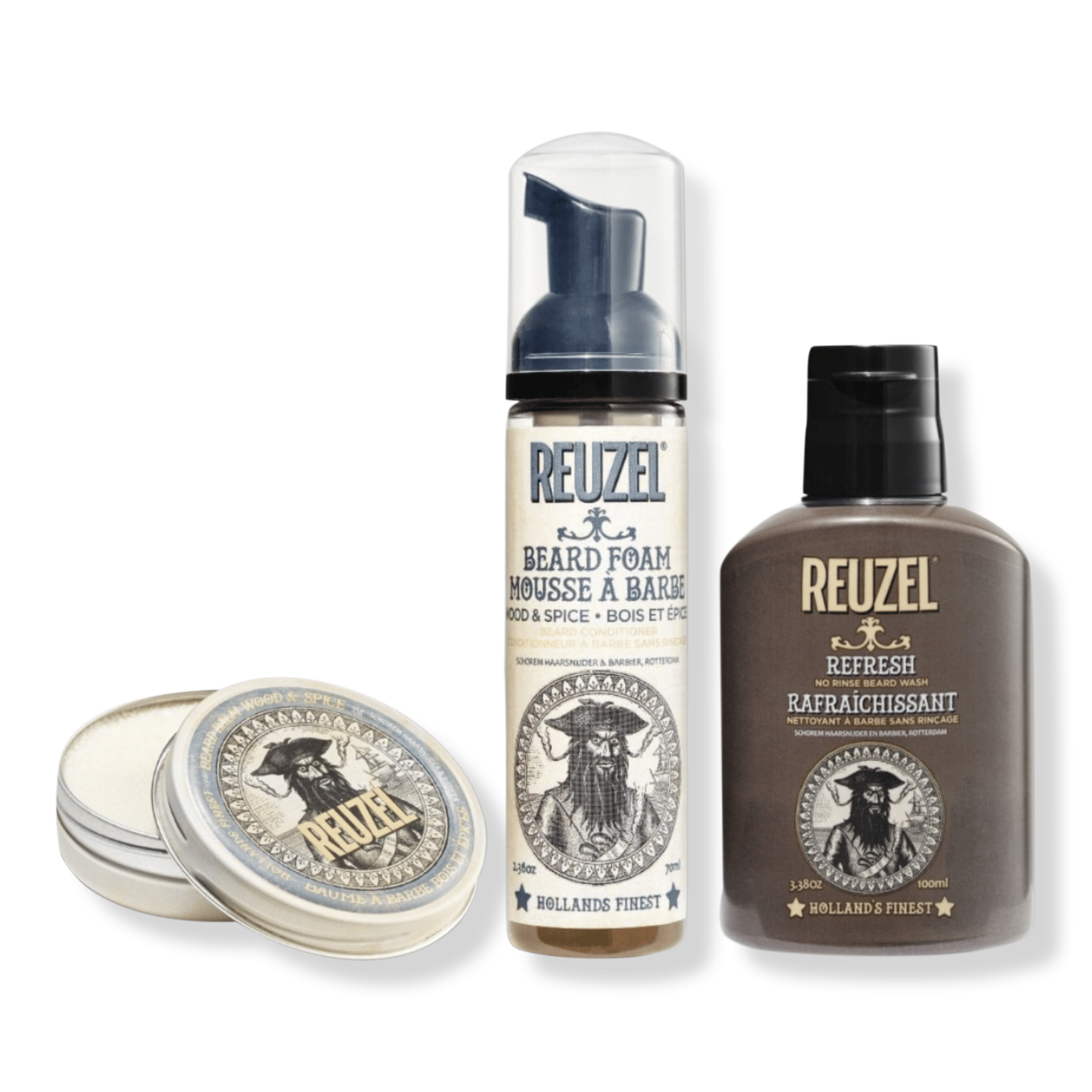 REUZEL Wood & Spice Beard Set #1