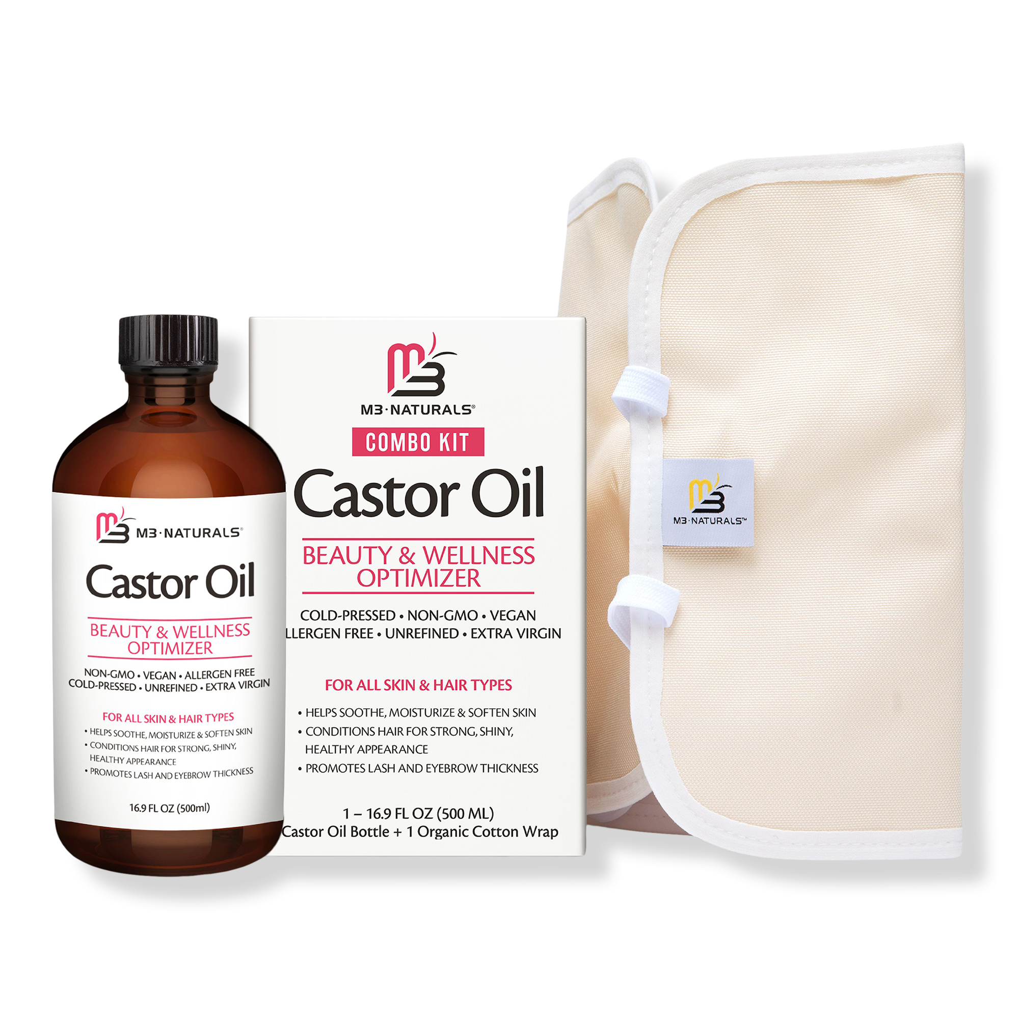 M3 Castor Oil & Body Wrap Kit #1