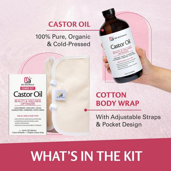 M3 Castor Oil & Body Wrap Kit #4