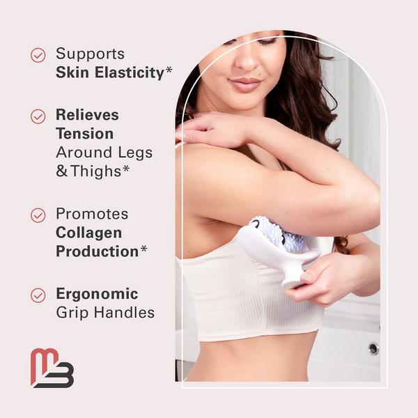 M3 Sore Muscle Massage Oil & Anti Cellulite Massage Roller Bundle #5