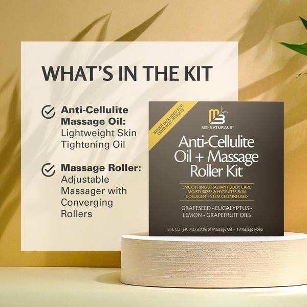 M3 Anti Cellulite Oil & Massager Bundle #3