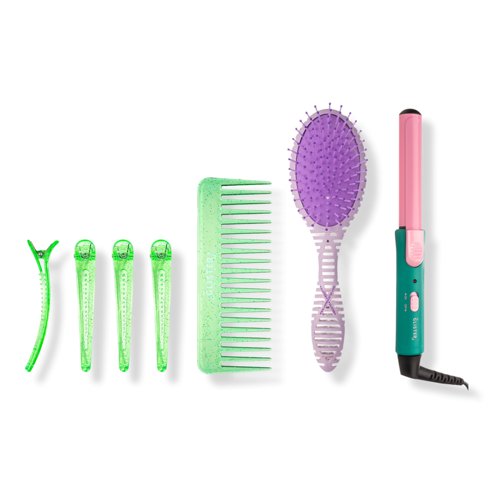 GLISTER Mini Curls Travel Set - Green Watermelon