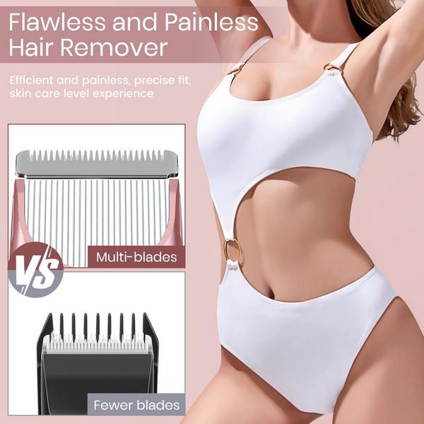 LILA by Akunbem 2-in-1 USB Rechargeable Women's Bikini Trimmer and Facial Shaver #3