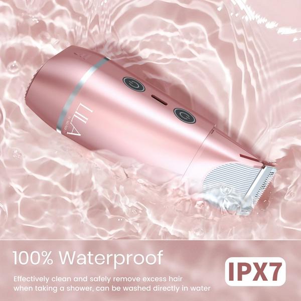 LILA by Akunbem 2-in-1 USB Rechargeable Women's Bikini Trimmer and Facial Shaver #5