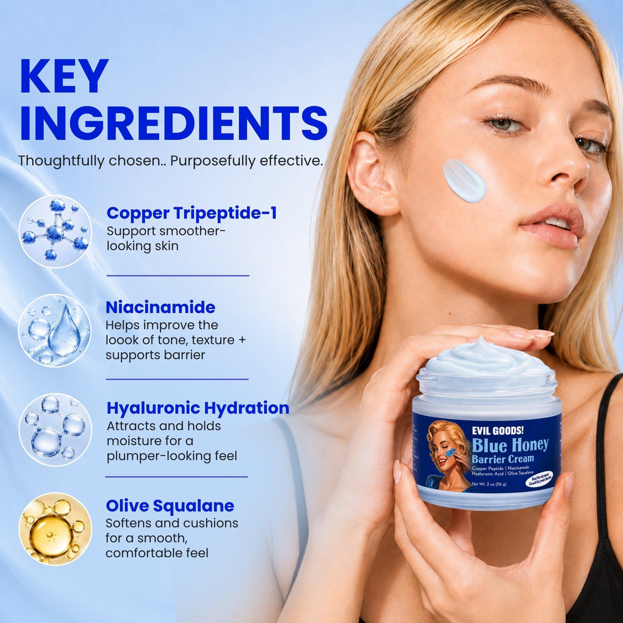 Барьерный крем для лица Evil Goods Blue Honey — фото 3