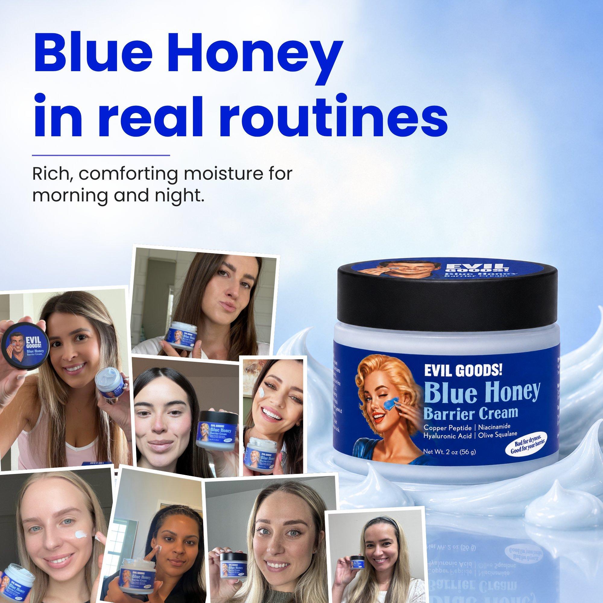Барьерный крем для лица Evil Goods Blue Honey — фото 7