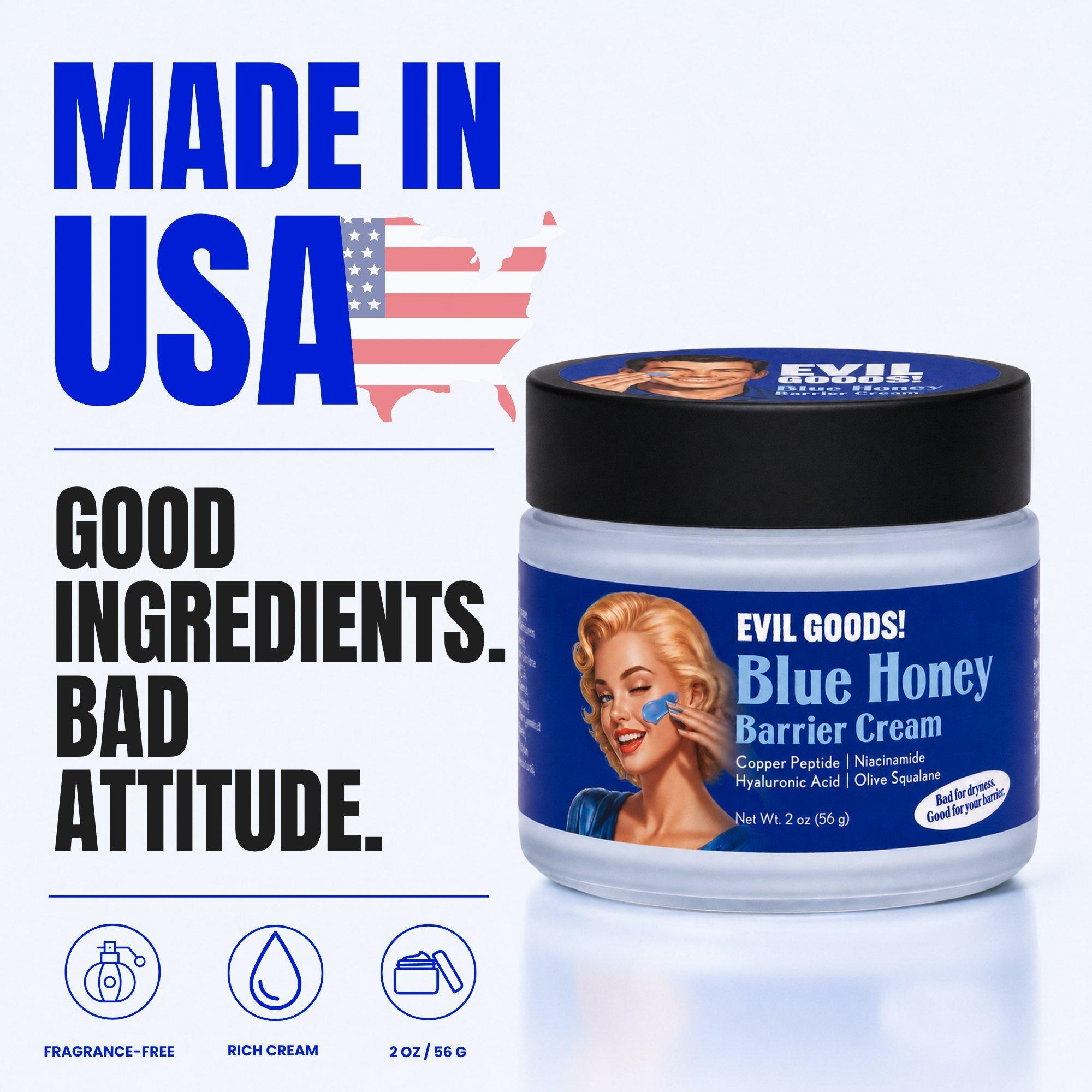 Барьерный крем для лица Evil Goods Blue Honey — фото 8