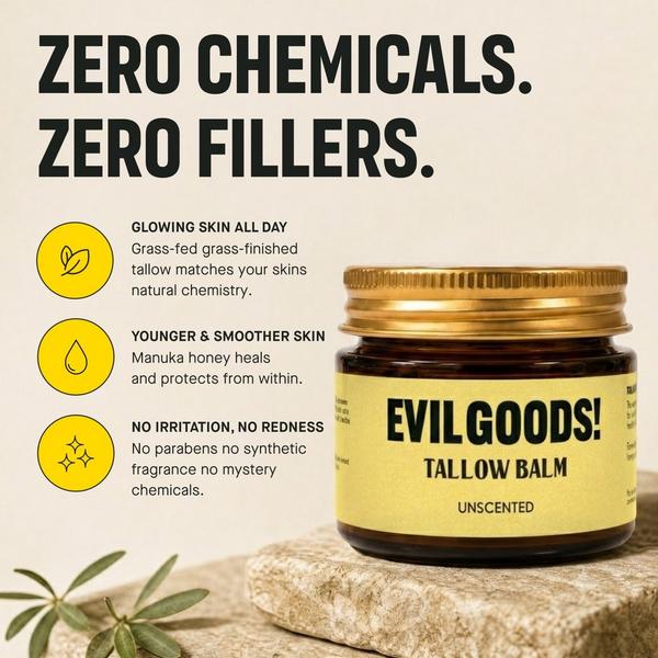 Evil Goods Grass-Fed Beef Tallow Balm with Manuka Honey #2