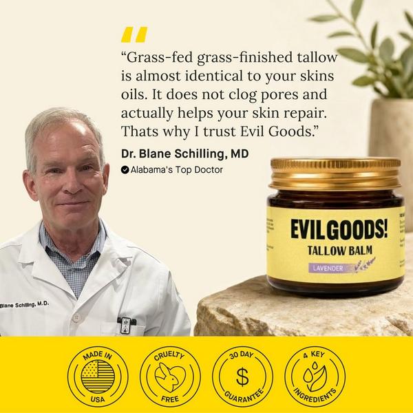Evil Goods Grass-Fed Beef Tallow Balm with Manuka Honey #7