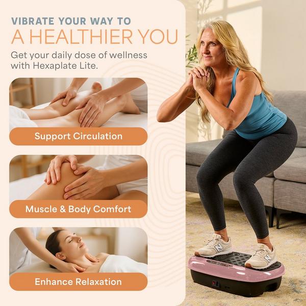 Lifepro HexaPlate Lite Vibration Plate Exercise Machine #5