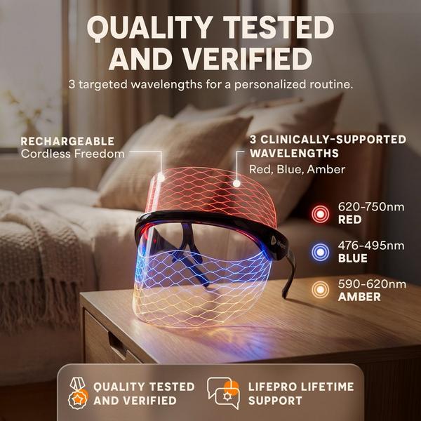 Lifepro Red Light Therapy Face Mask #3