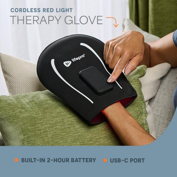 Lifepro AllevaGlove Red Light Therapy Glove #3