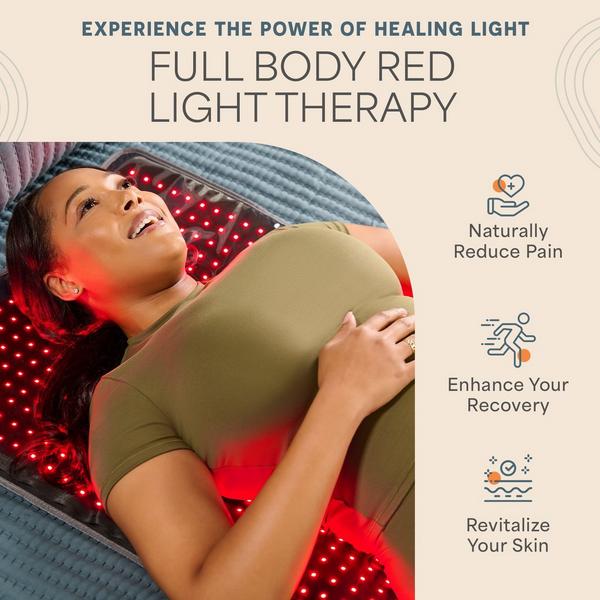 Lifepro Allevabody Fit Red Light Therapy Mat Blanket #4