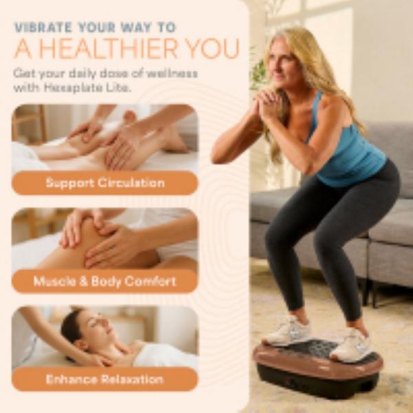 Lifepro HexaPlate Lite Vibration Plate Exercise Machine #5