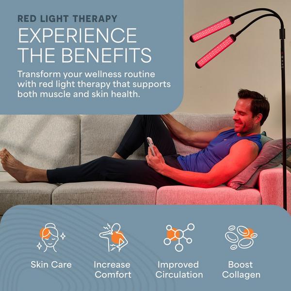 Lifepro Red Light Therapy Lamp with Stand #2