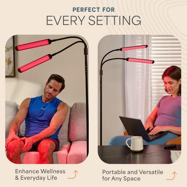 Lifepro Red Light Therapy Lamp with Stand #4