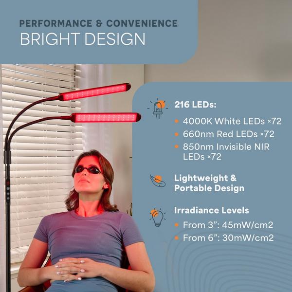 Lifepro Red Light Therapy Lamp with Stand #6