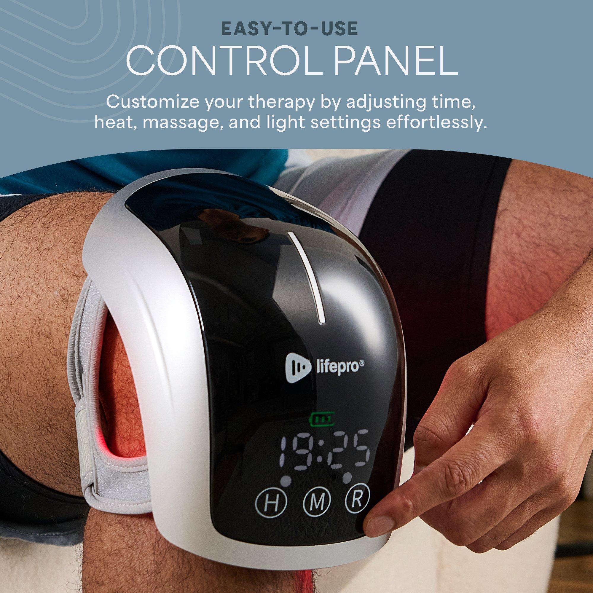 Lifepro Knee Massager with Heat & Red Light Therapy — фото 4