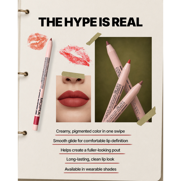 Moira Cosmetics Lip Appeal Waterproof Liner Kit #5