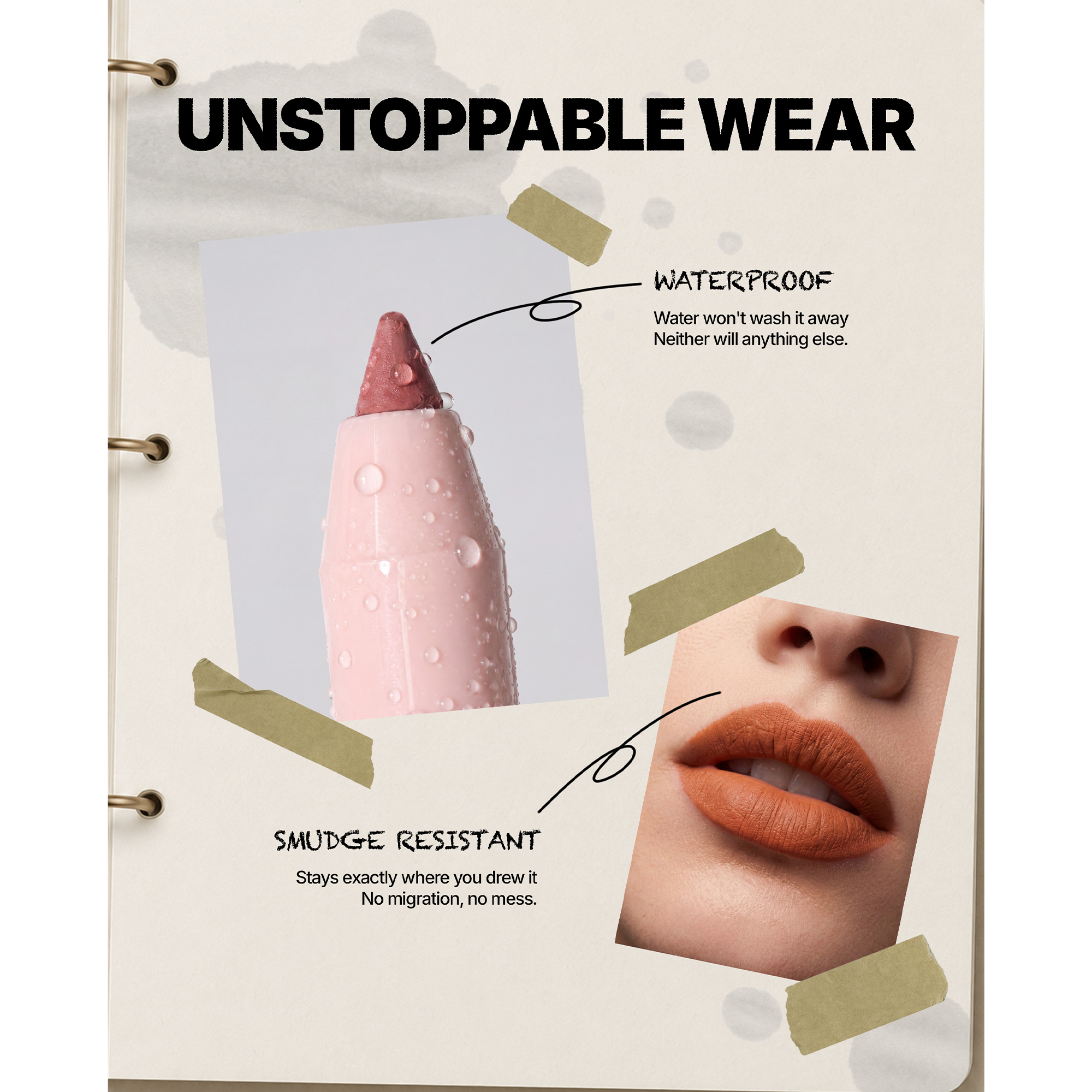 Набор водостойких карандашей для губ Moira Cosmetics Lip Appeal — фото 9