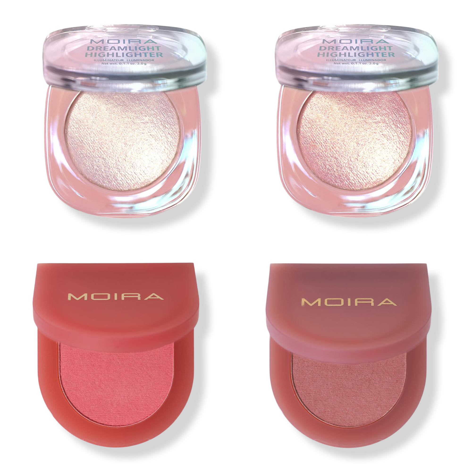 Набор румян Moira Cosmetics Dreamlight Glow & Blur — фото 1