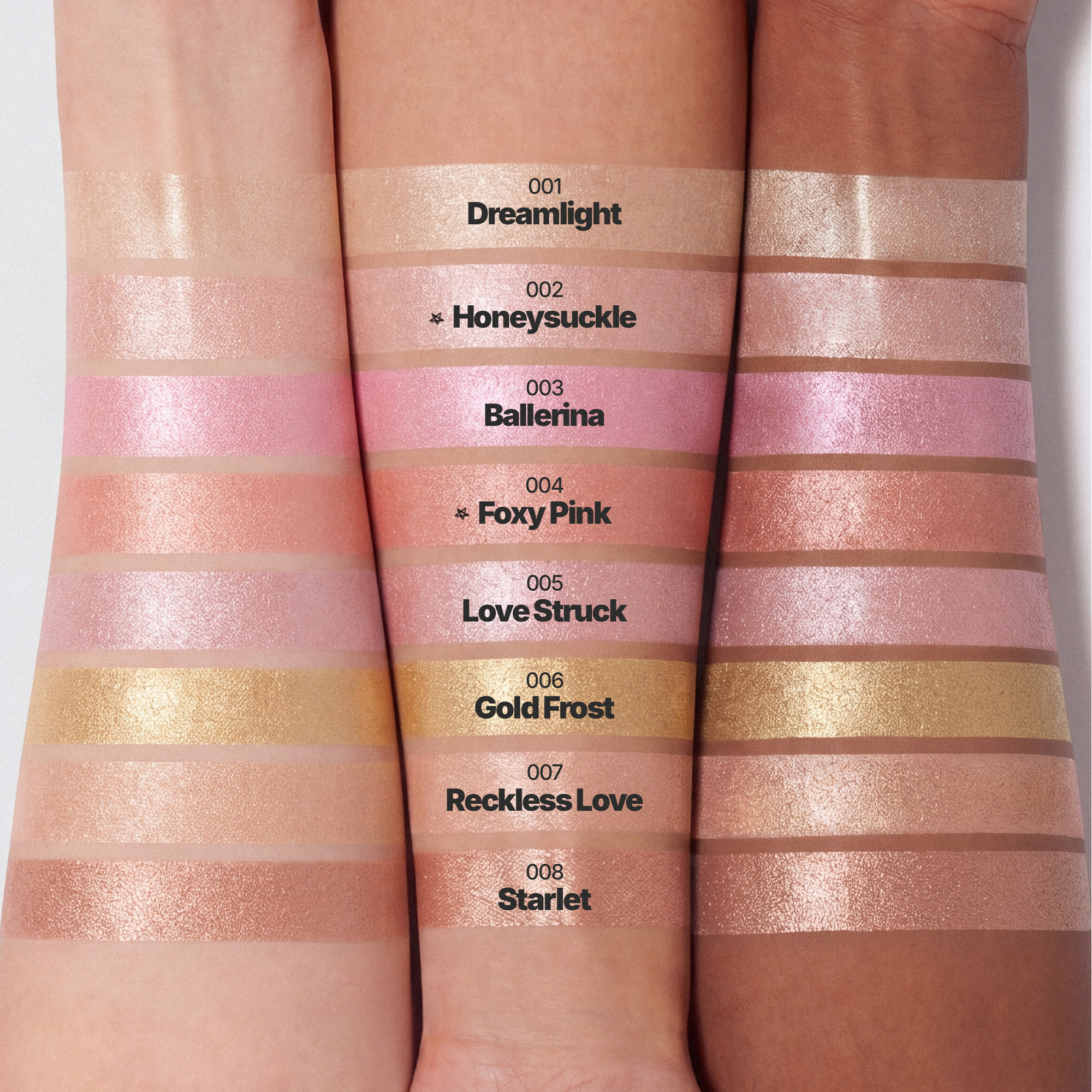 Набор румян Moira Cosmetics Dreamlight Glow & Blur — фото 3