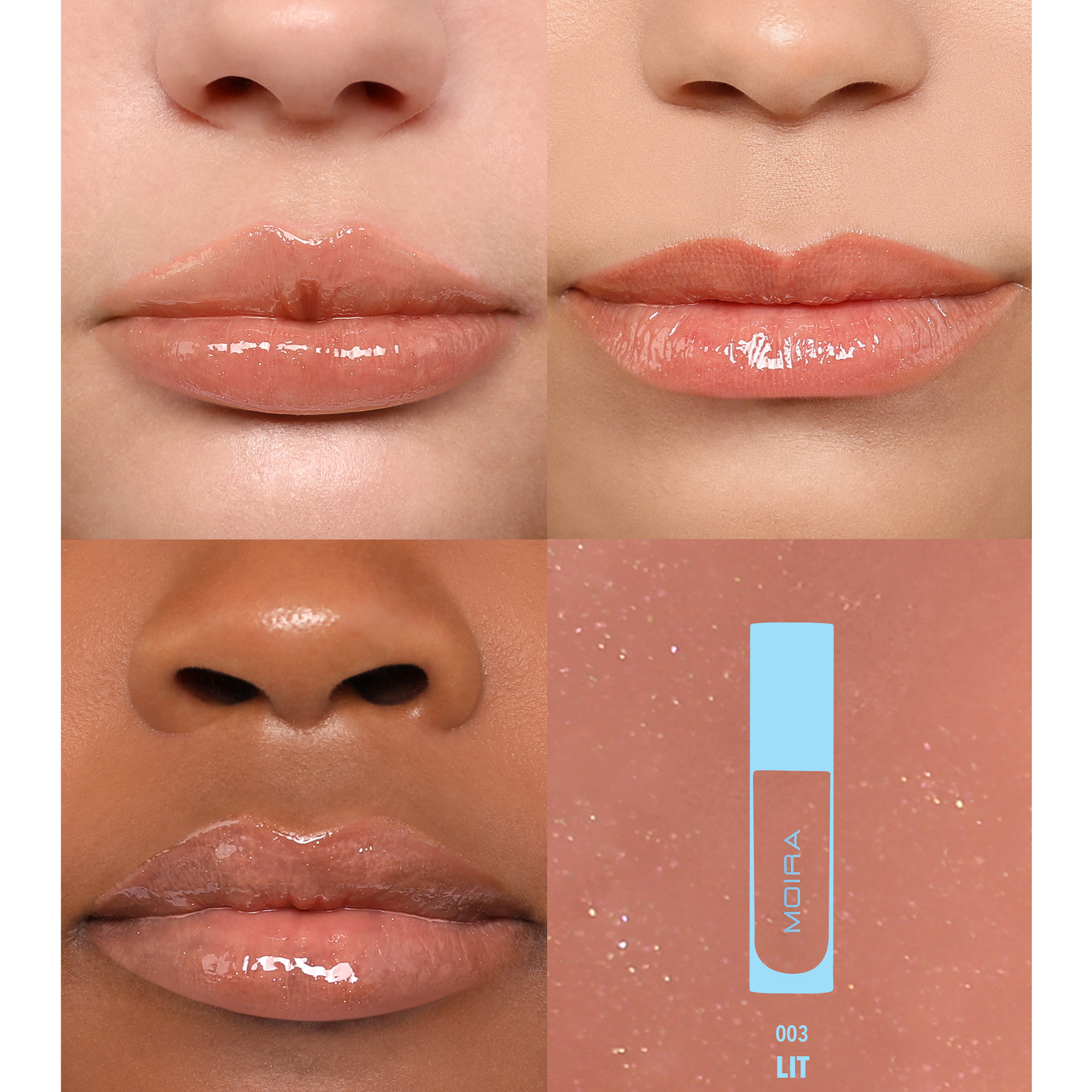 Набор для губ Moira Cosmetics Cool Brown Lip Kit — фото 5