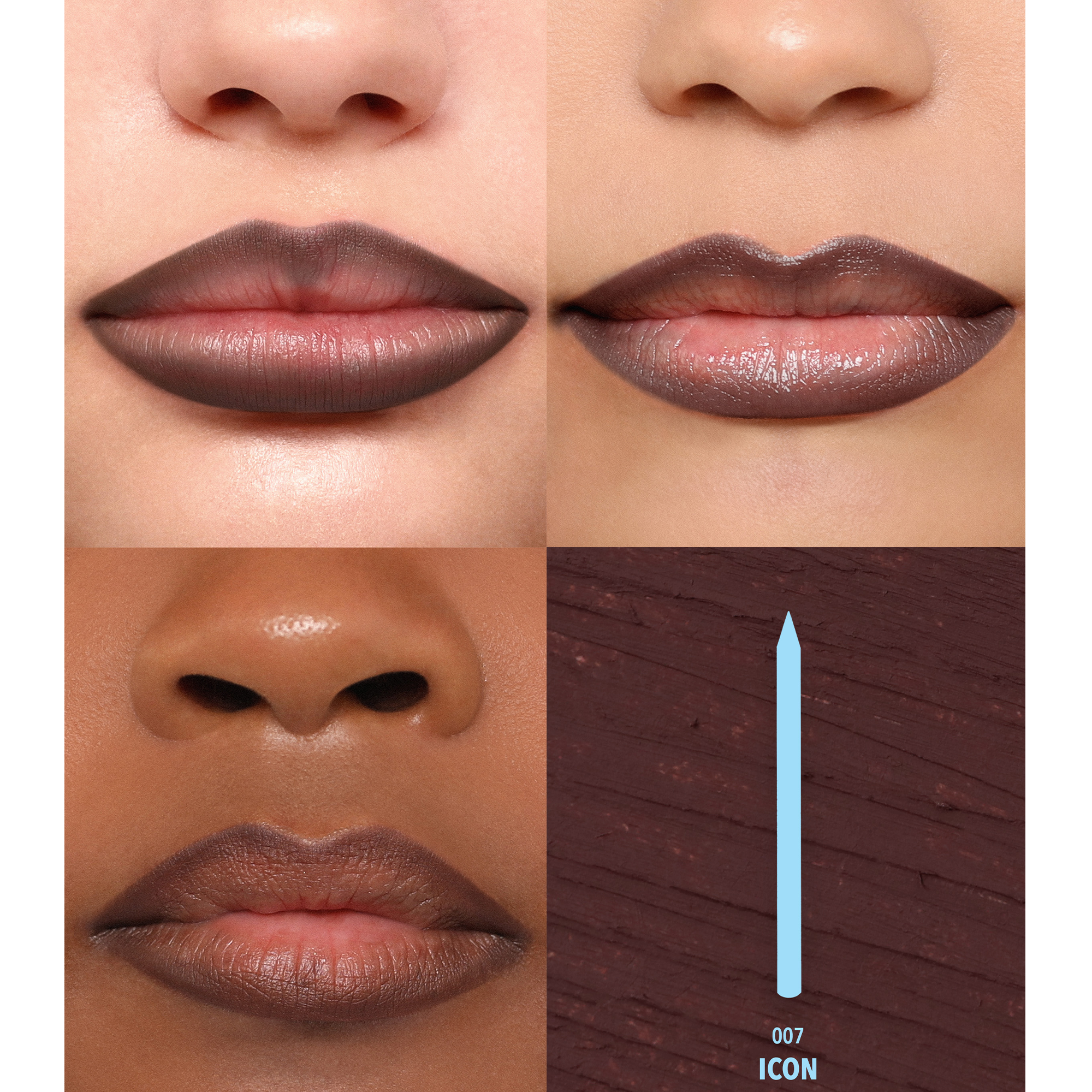 Набор для губ Moira Cosmetics Cool Brown Lip Kit — фото 2