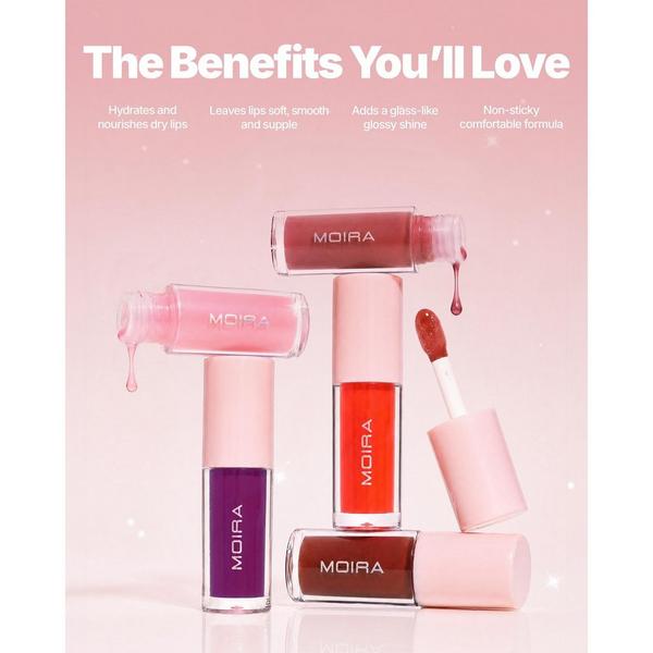Moira Cosmetics Glow Getter Hydrating Lip Oil Kit #2