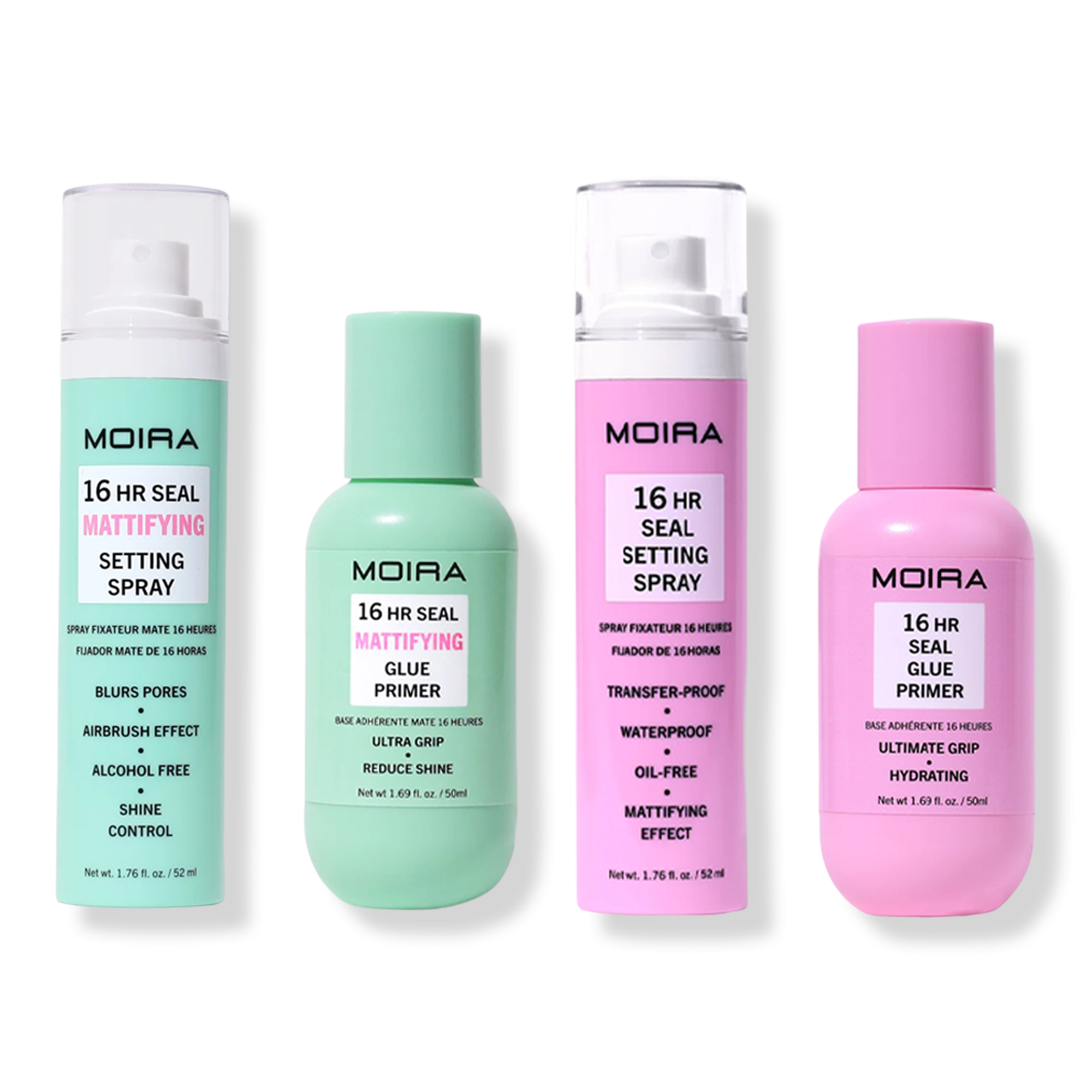 Moira Cosmetics 16HR Grip & Set Kit #1