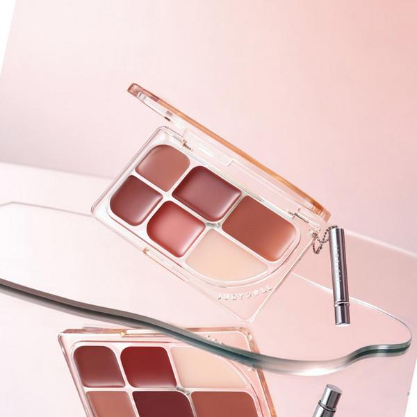 JudyDoll 6-Color Multi-Use Lip Palette #8