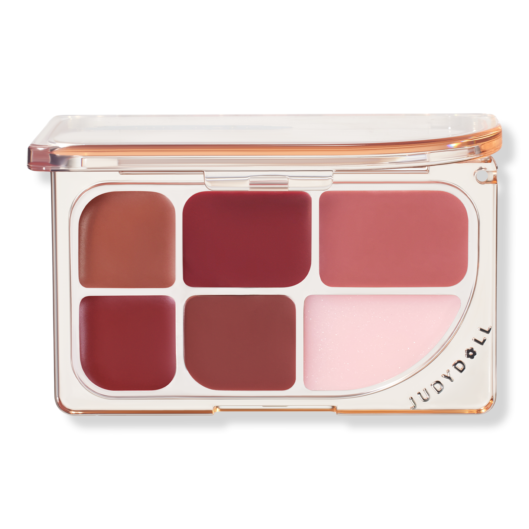 JudyDoll 6-Color Multi-Use Lip Palette #1