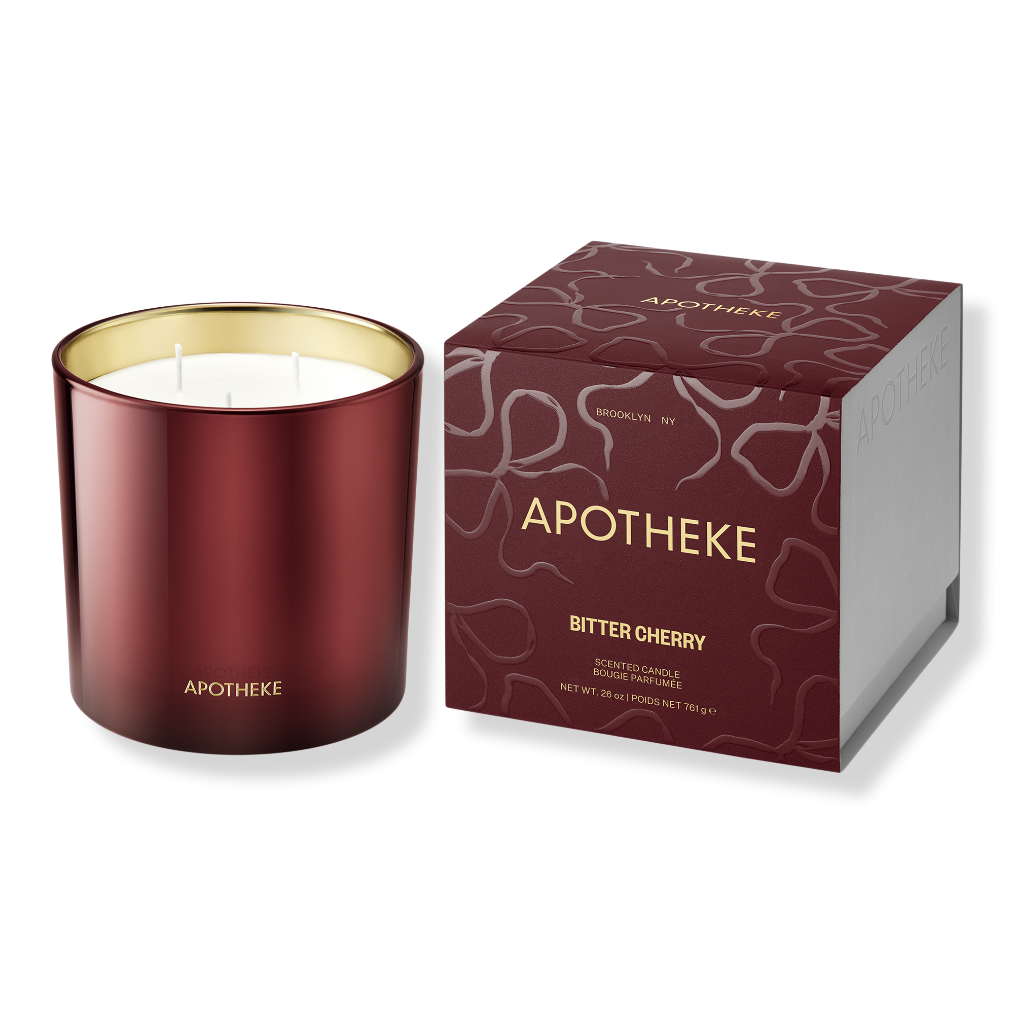APOTHEKE Bitter Cherry Scented Candle #1